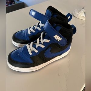 Little boys nike high top shoes size 11c